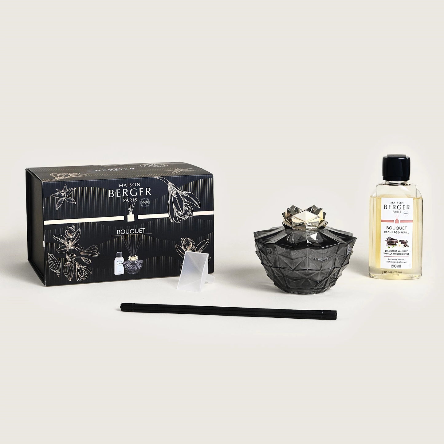 Black Kali Scented Bouquet Diffuser Gift Set