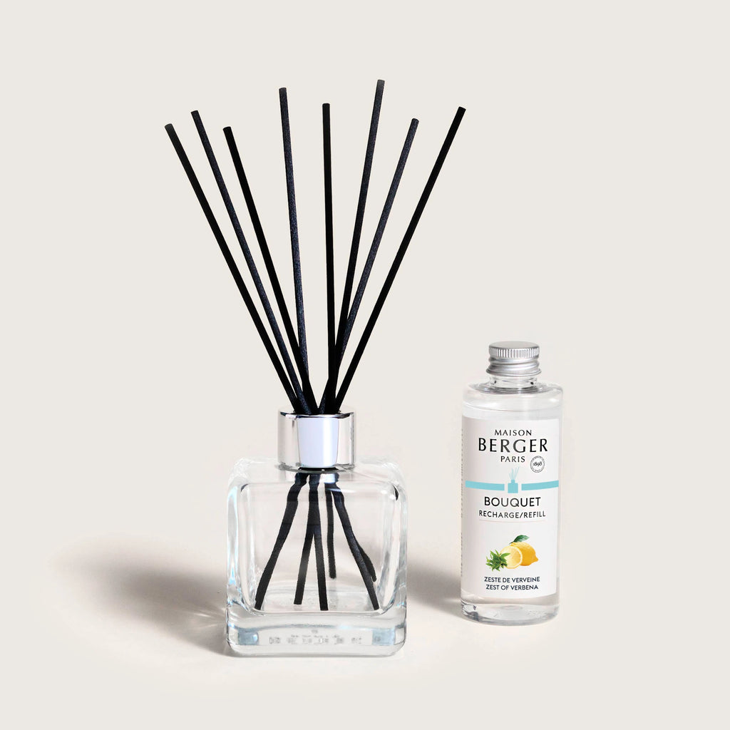 Zest of Verbena Clear Cube Scented Bouquet
