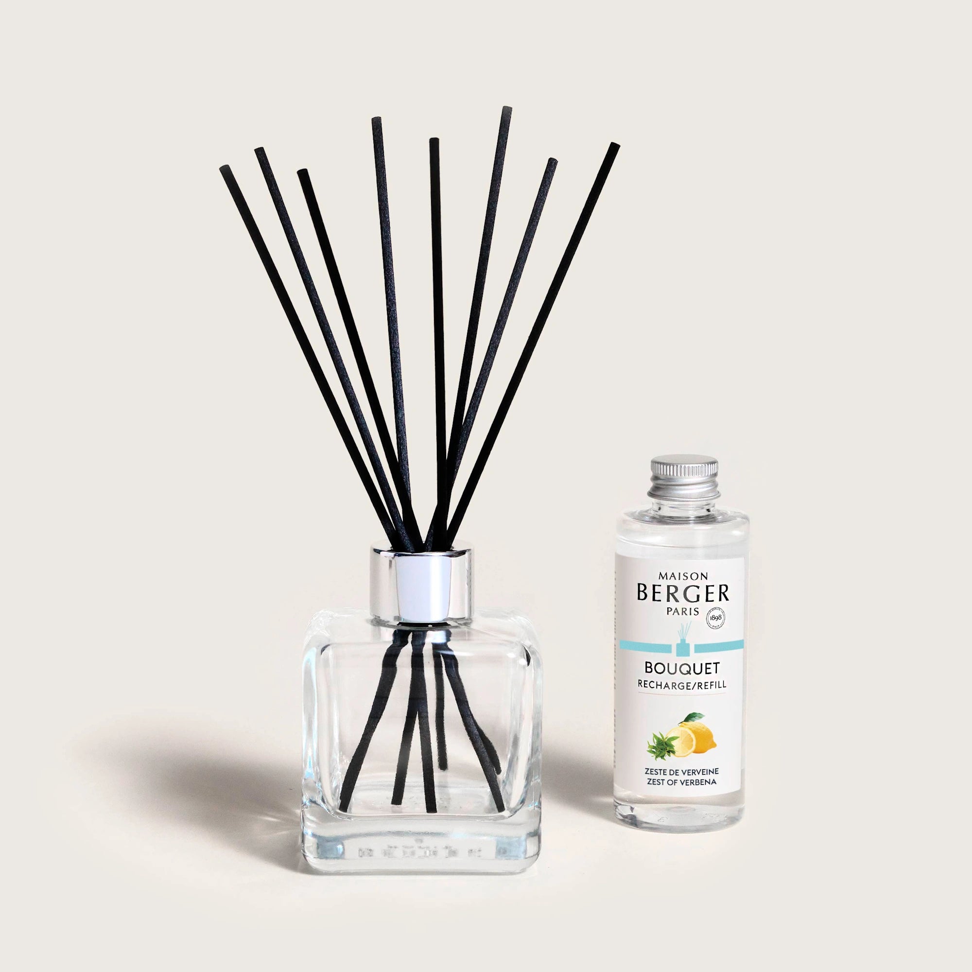 Zest of Verbena Clear Cube Scented Bouquet