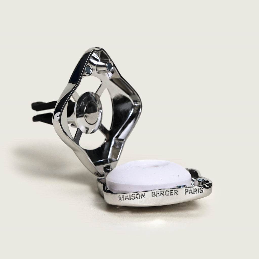 Cozy Musk Silver Car Diffuser Gift Set