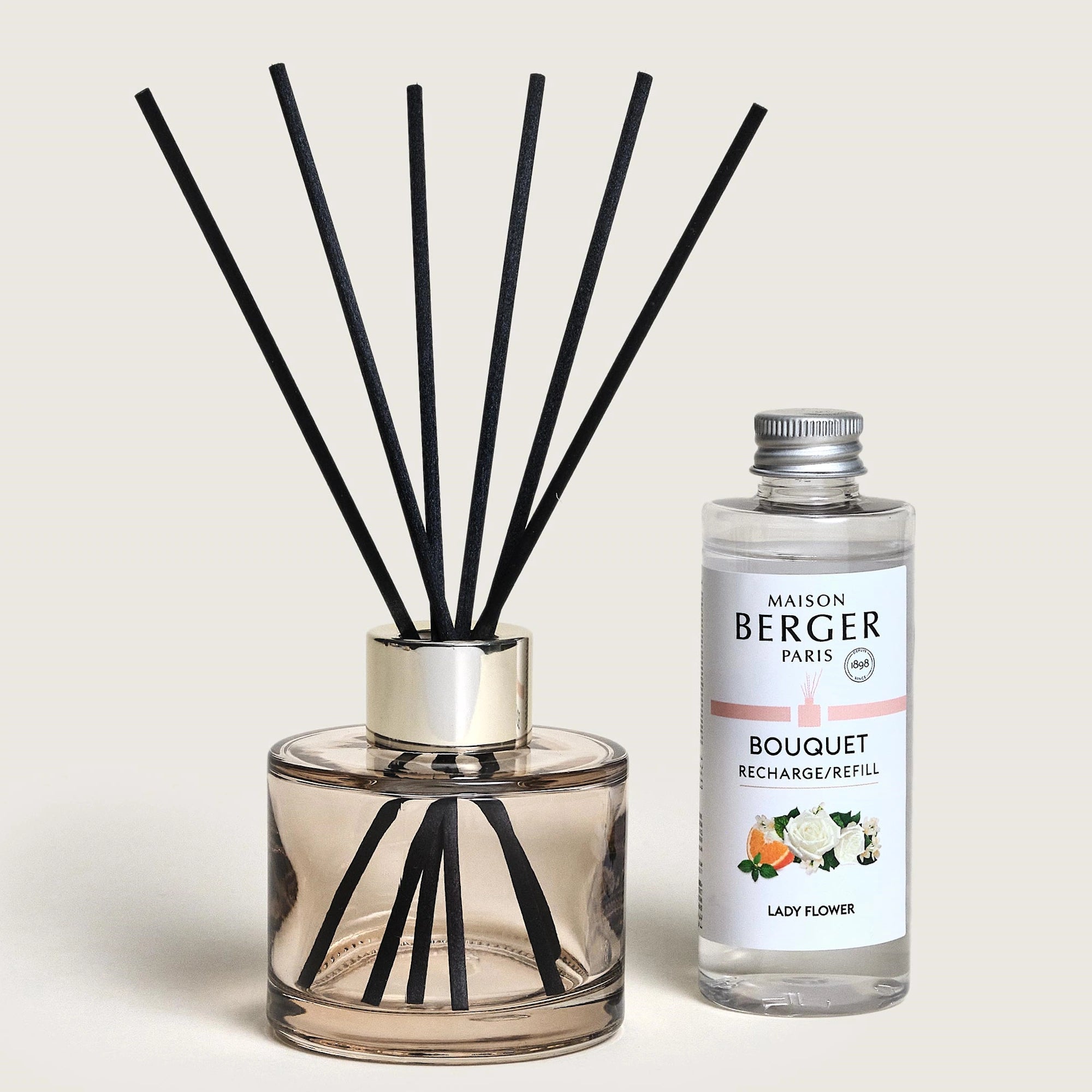 Eternity Nude Mini Bouquet & Candle Duo Gift Set