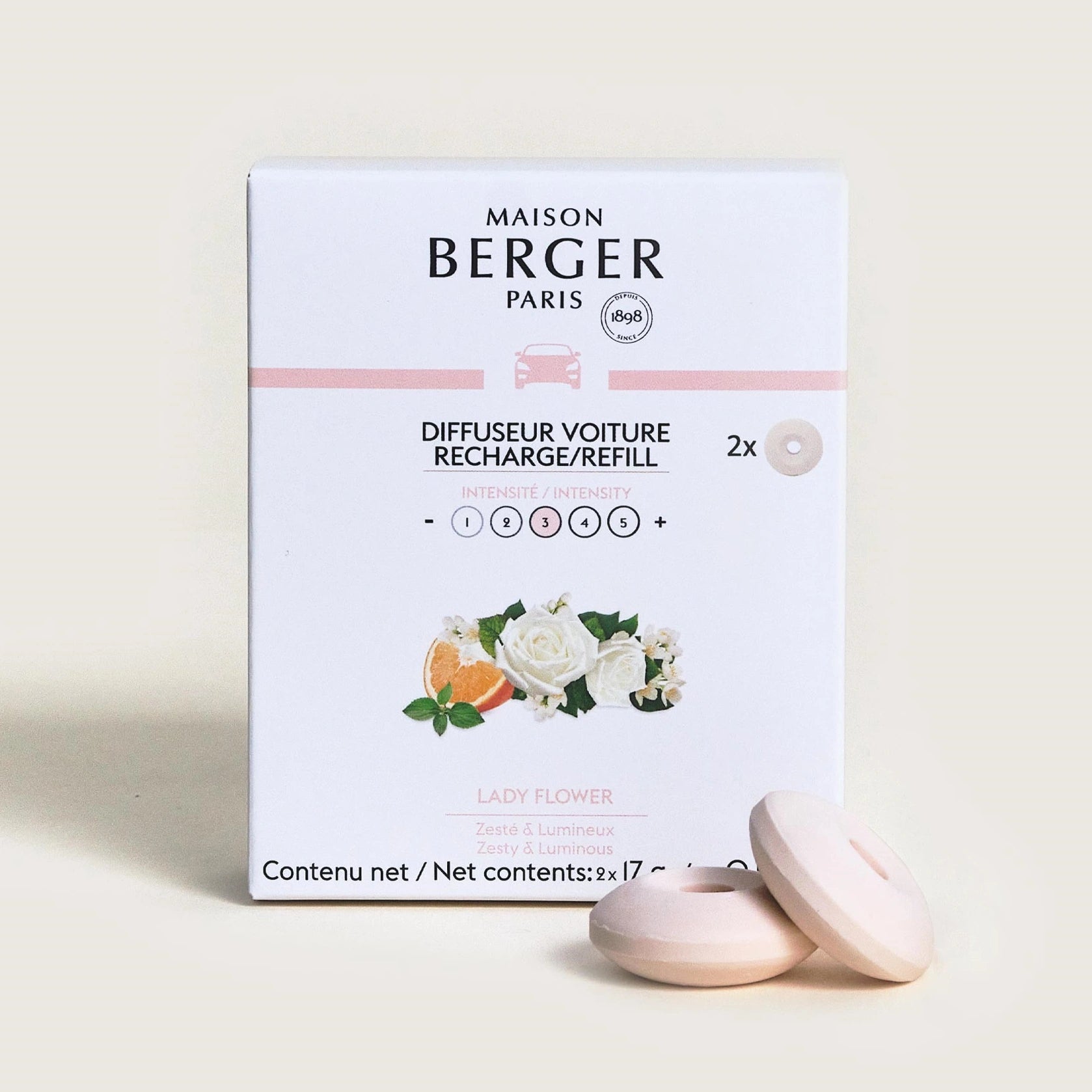 Lady Flower Car Diffuser Refills