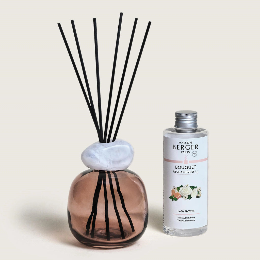 Plum Mineral Scented Bouquet Diffuser Gift Set