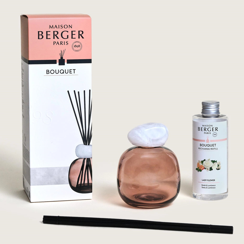 Plum Mineral Scented Bouquet Diffuser Gift Set