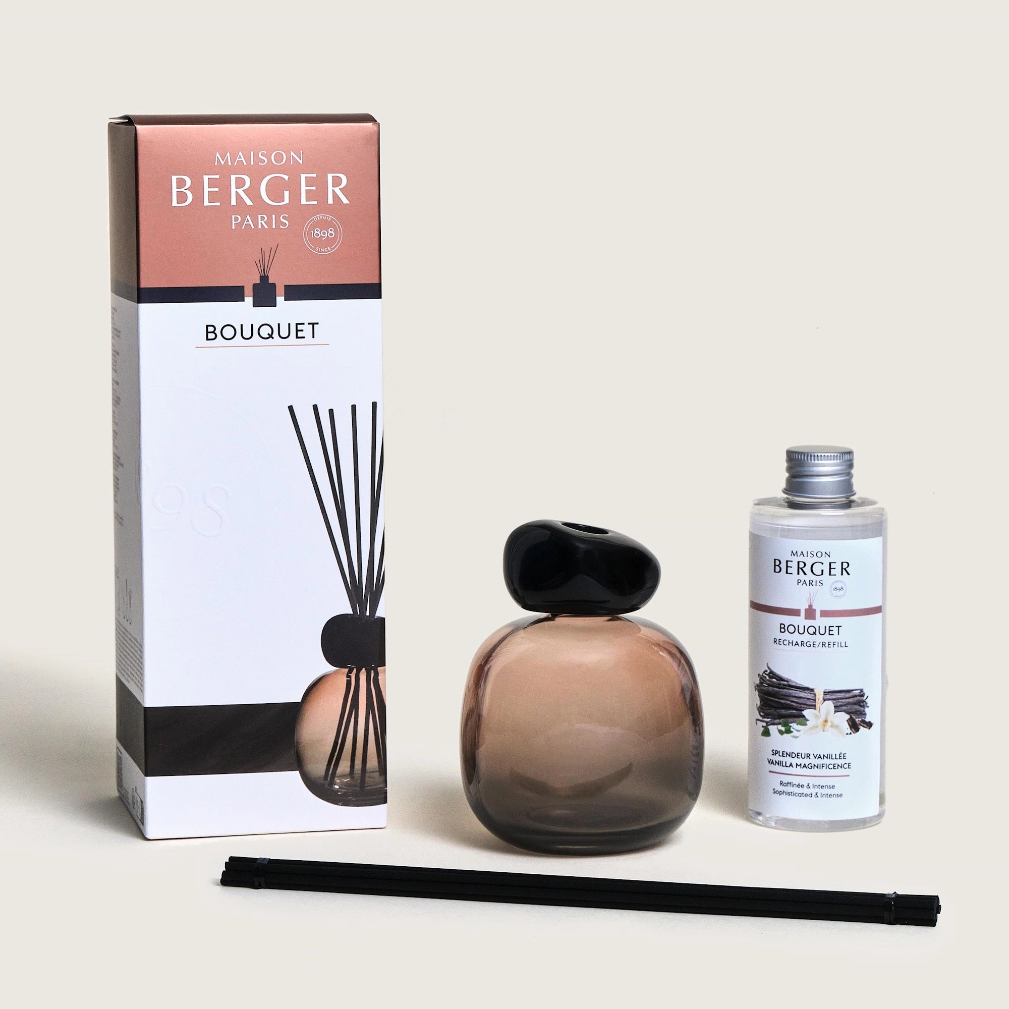 Beige Mineral Scented Bouquet Diffuser Gift Set