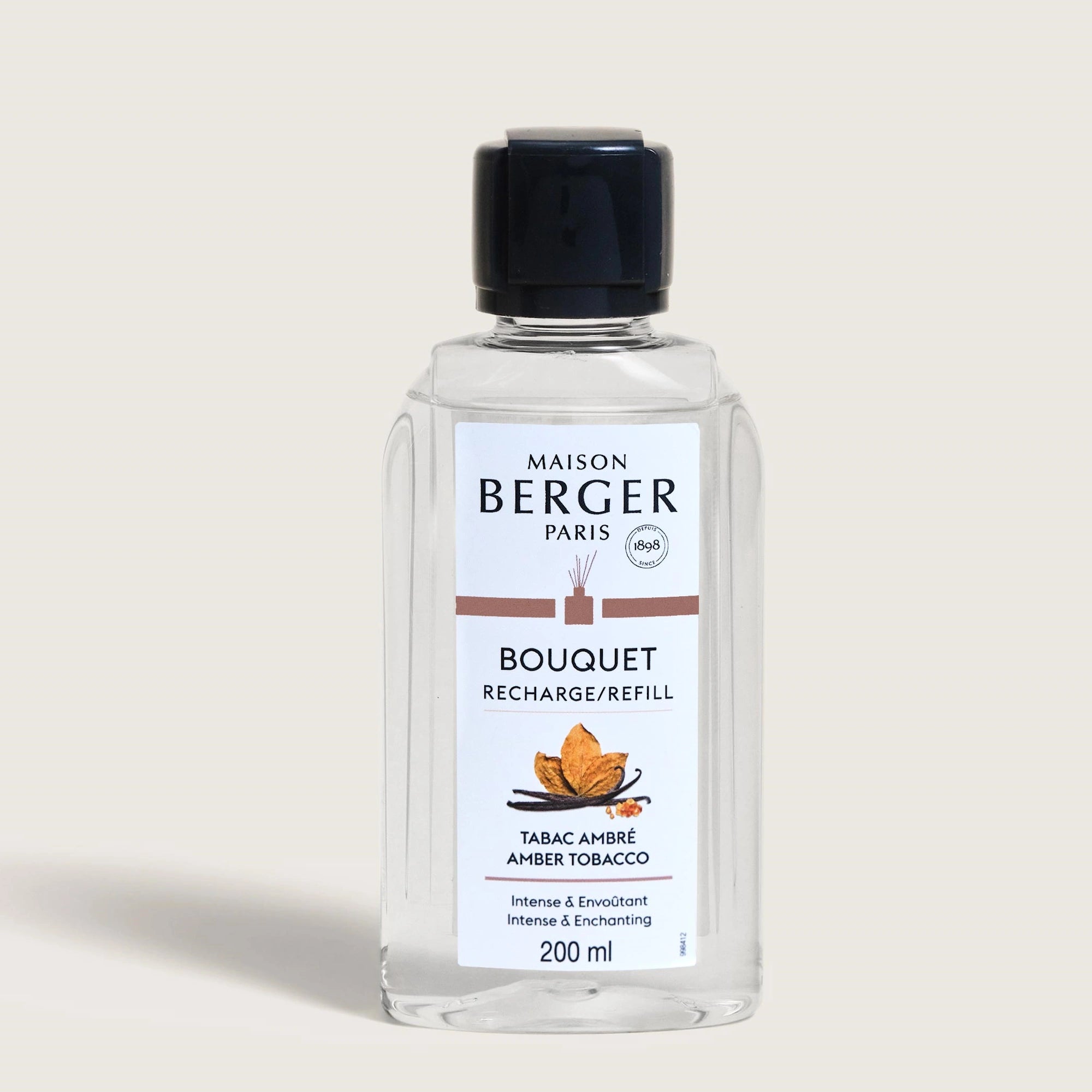 Amber Tobacco Scented Bouquet Diffuser Refill 200ml - Maison Berger Paris