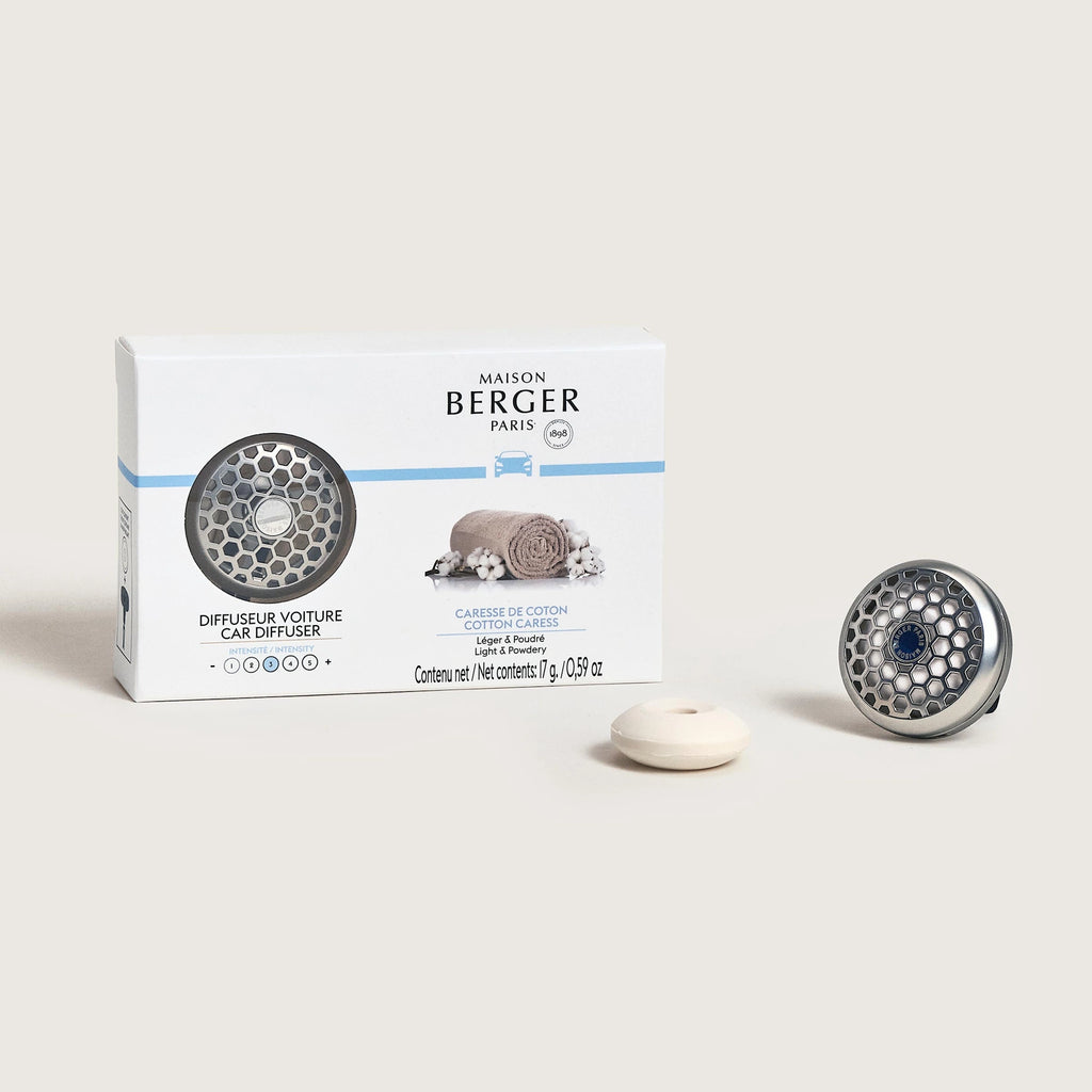 Cotton Caress Car Diffuser Gift Set