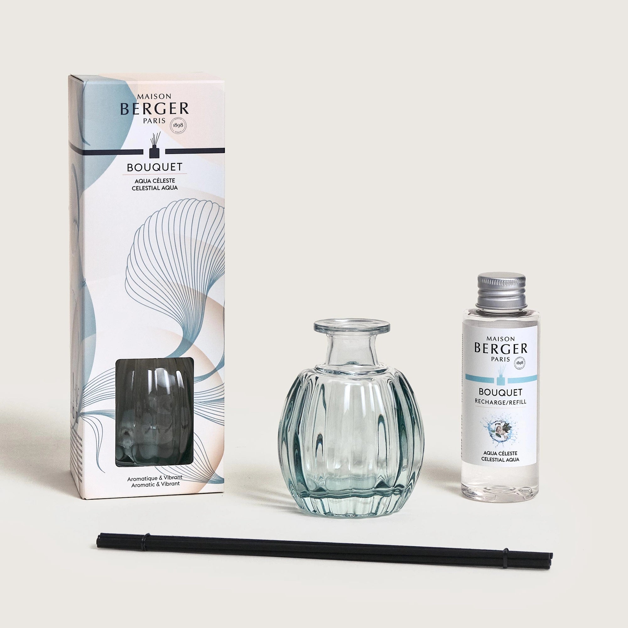 Corali Celestial Aqua Mini Scented Bouquet Diffuser Gift Set