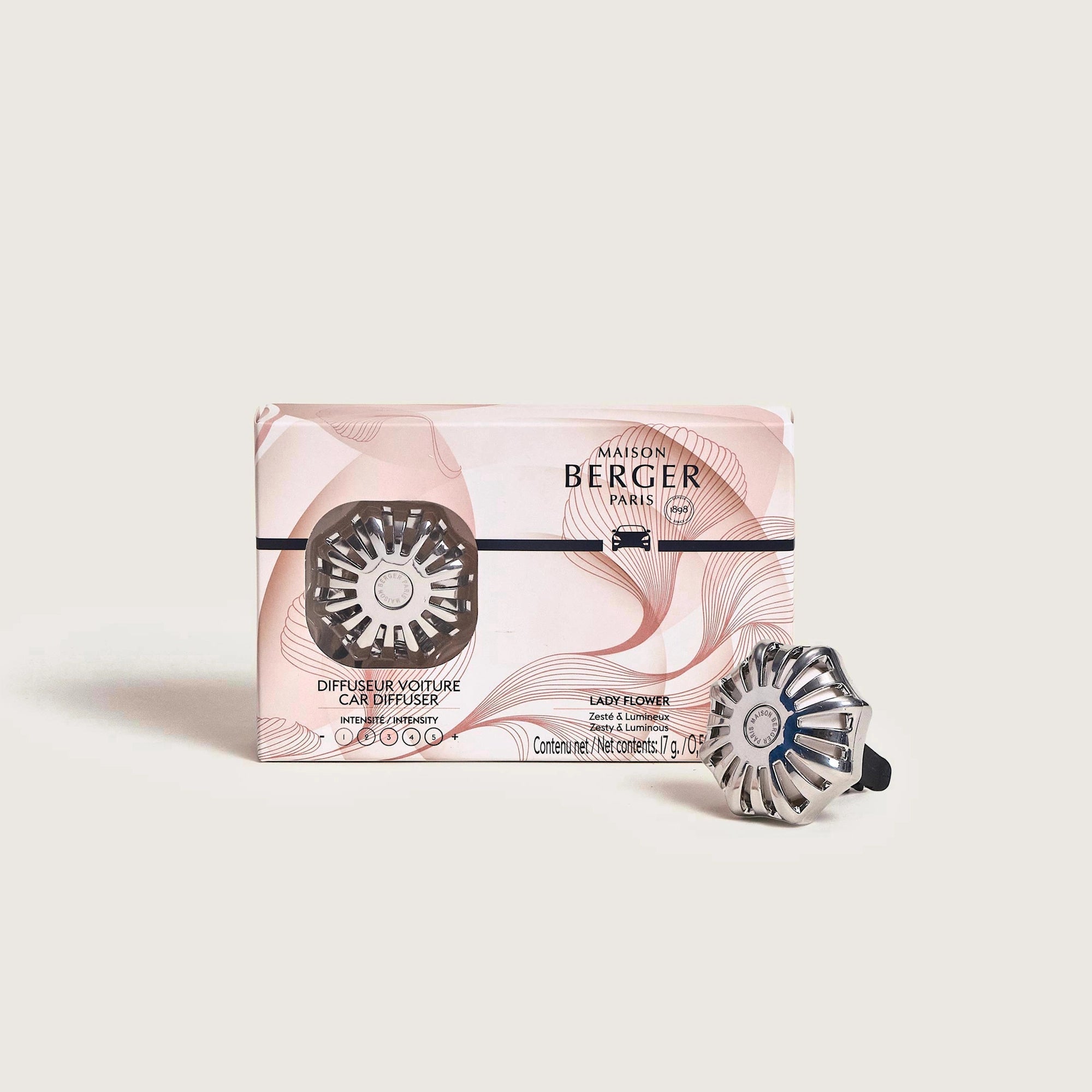Corali Lady Flower Car Diffuser Gift Set