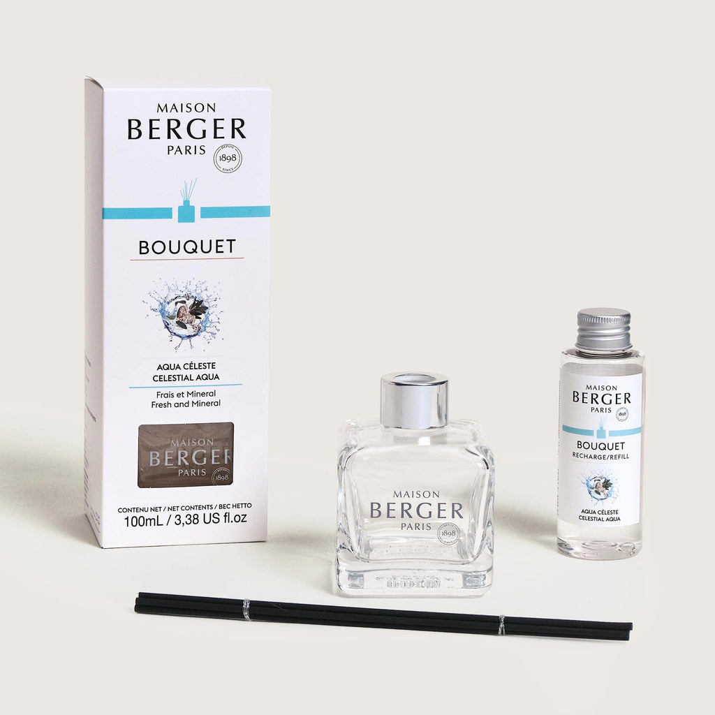 Celestial Aqua Scented Bouquet Diffuser Gift Set