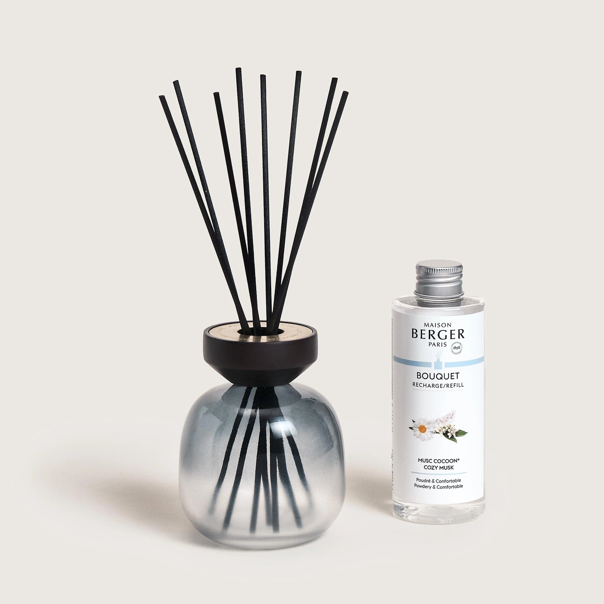 Cozy Musk Wood Scented Bouquet Diffuser Gift Set