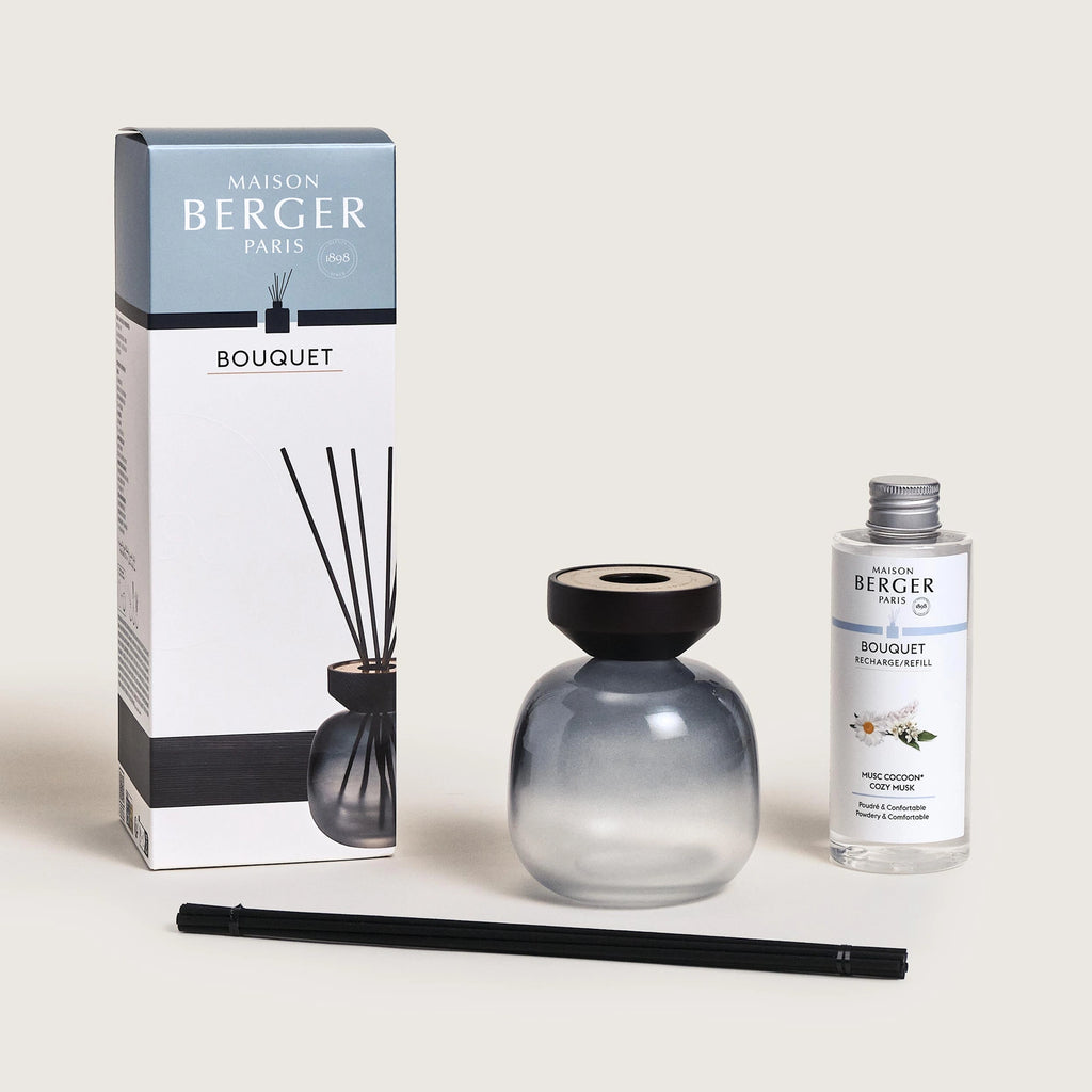 Cozy Musk Wood Scented Bouquet Diffuser Gift Set
