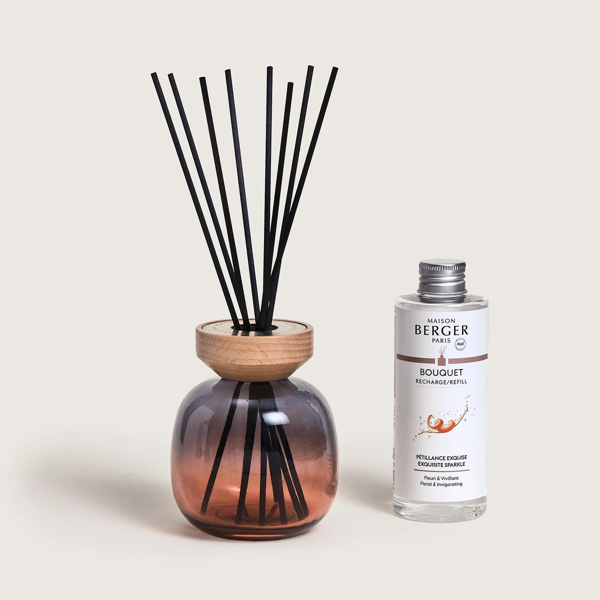Exquisite Sparkle Wood Scented Bouquet Diffuser Gift Set
