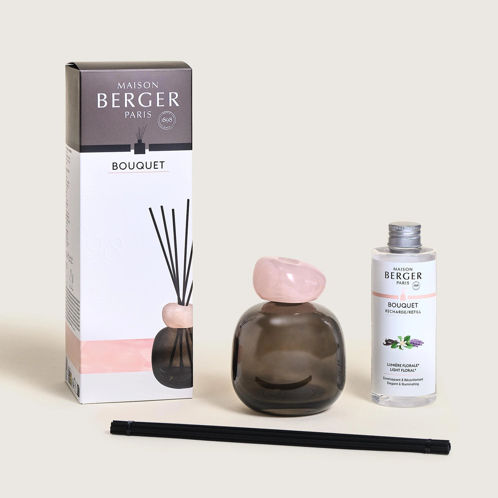 Black Quartz Mineral Scented Bouquet Diffuser Gift Set