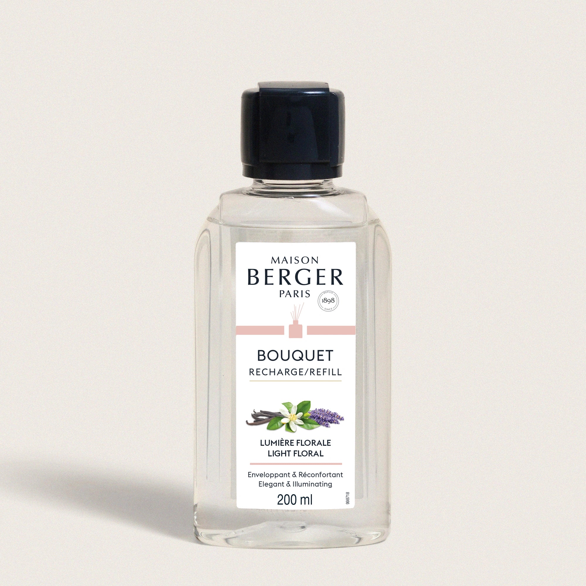Light Floral Scented Bouquet Diffuser Refill 200ml - Maison Berger Paris