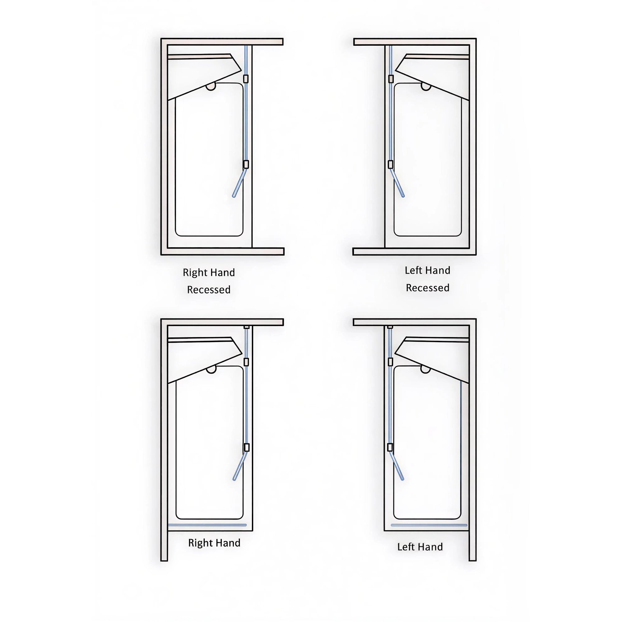 BOSI Seat Walk-In Complete Shower Enclosure