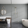 Aluvo 3 Slats Grey Oak Waterproof Wall Panel