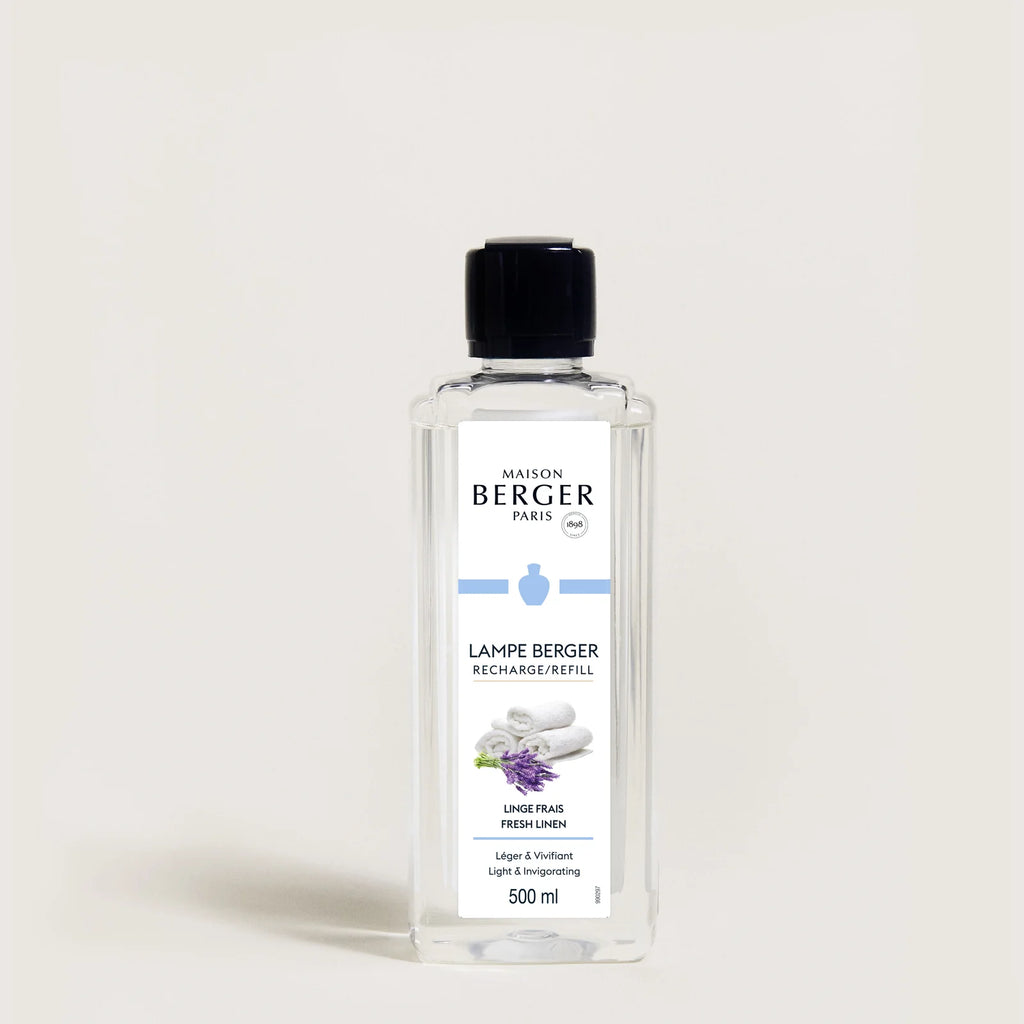 Fresh Linen Lamp Refill 500ml - Maison Berger Paris