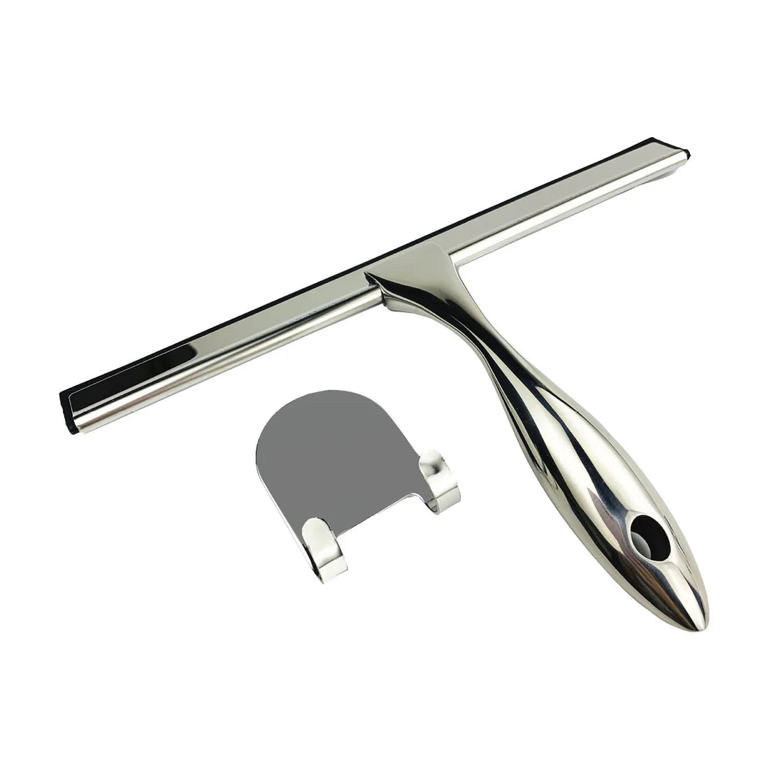 Euroshowers Shower Scraper Squeegee with Holder