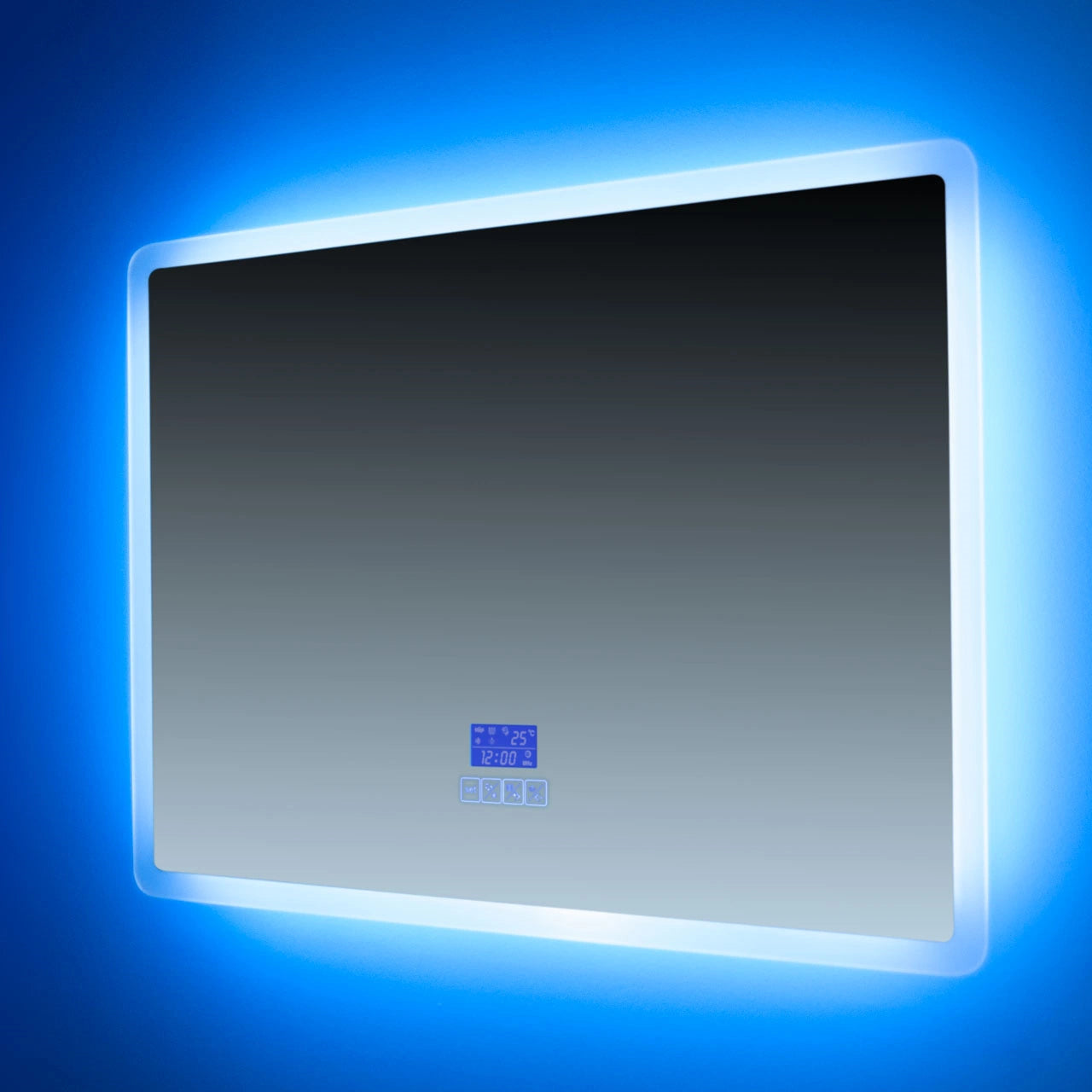 Rectangle Bluetooth LED Landscape Mirror Euroshowers 800 x 600mm