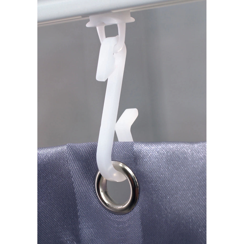 Euroshowers Chrome Benditrack Shower Curtain Track