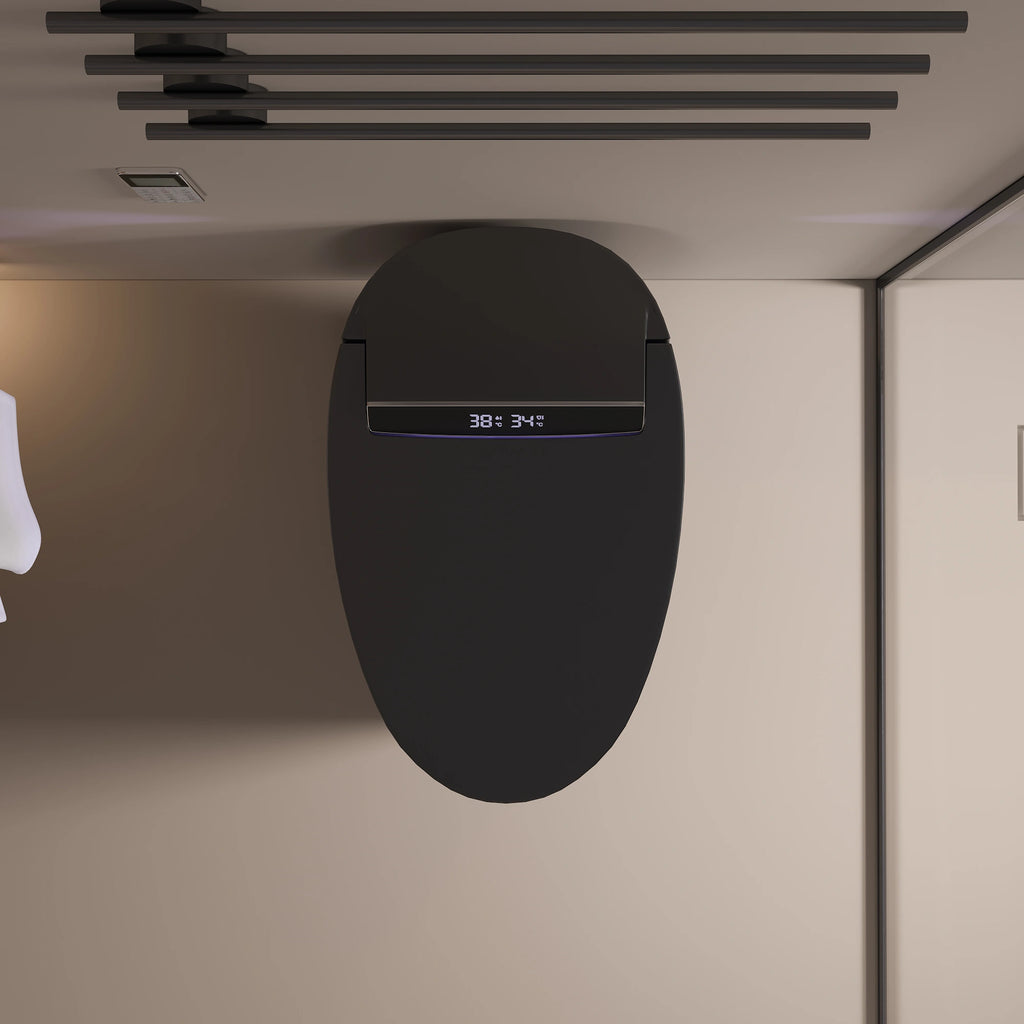 Black Kushiro Luxury High-Tech Japanese Style Smart Toilet & Bidet
