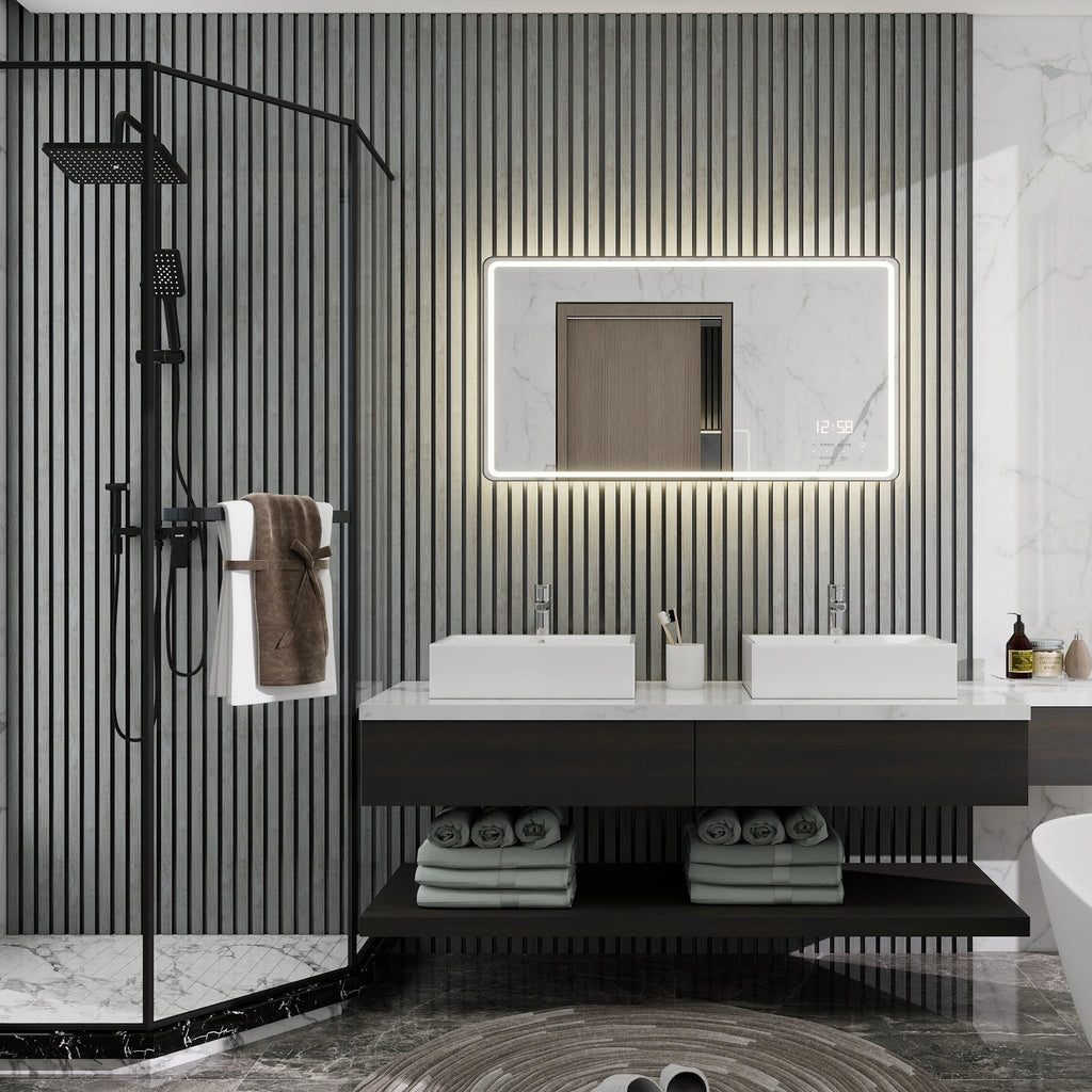 Aluvo 6 Slats Grey Oak Waterproof Wall Panel