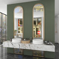 Aluvo Half Round Duck Egg Green Waterproof Wall Panel