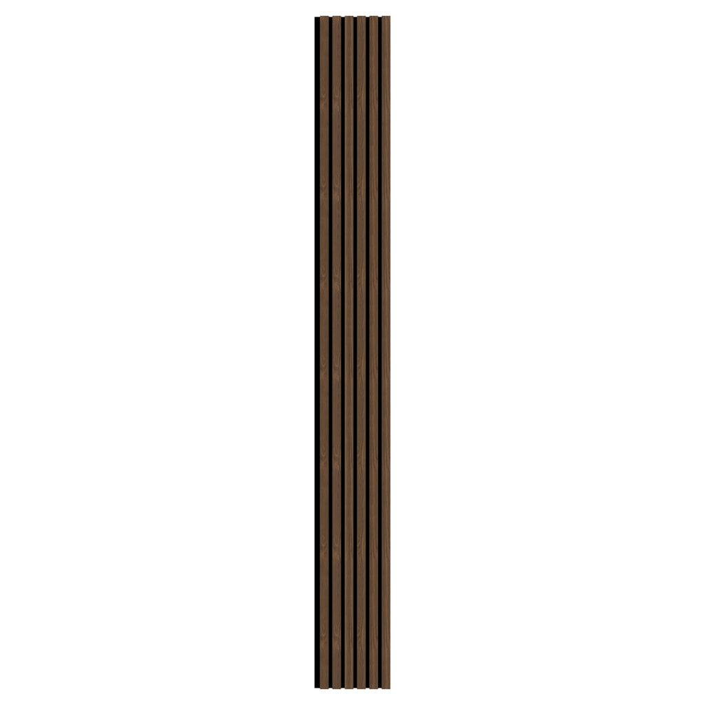 Aluvo 6 Slats Warm Walnut Waterproof Wall Panel