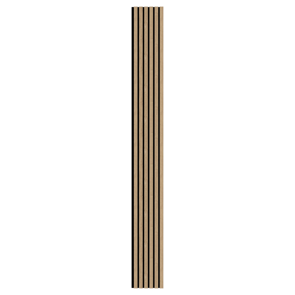 Aluvo 6 Slats Natural Oak Waterproof Wall Panel
