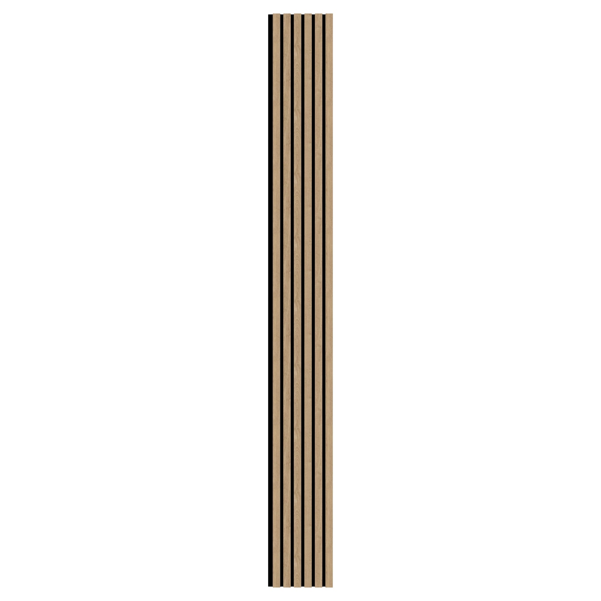 Aluvo 6 Slats Natural Oak Waterproof Wall Panel