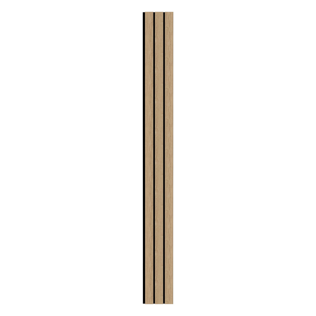 Aluvo 3 Slats Natural Oak Waterproof Wall Panel