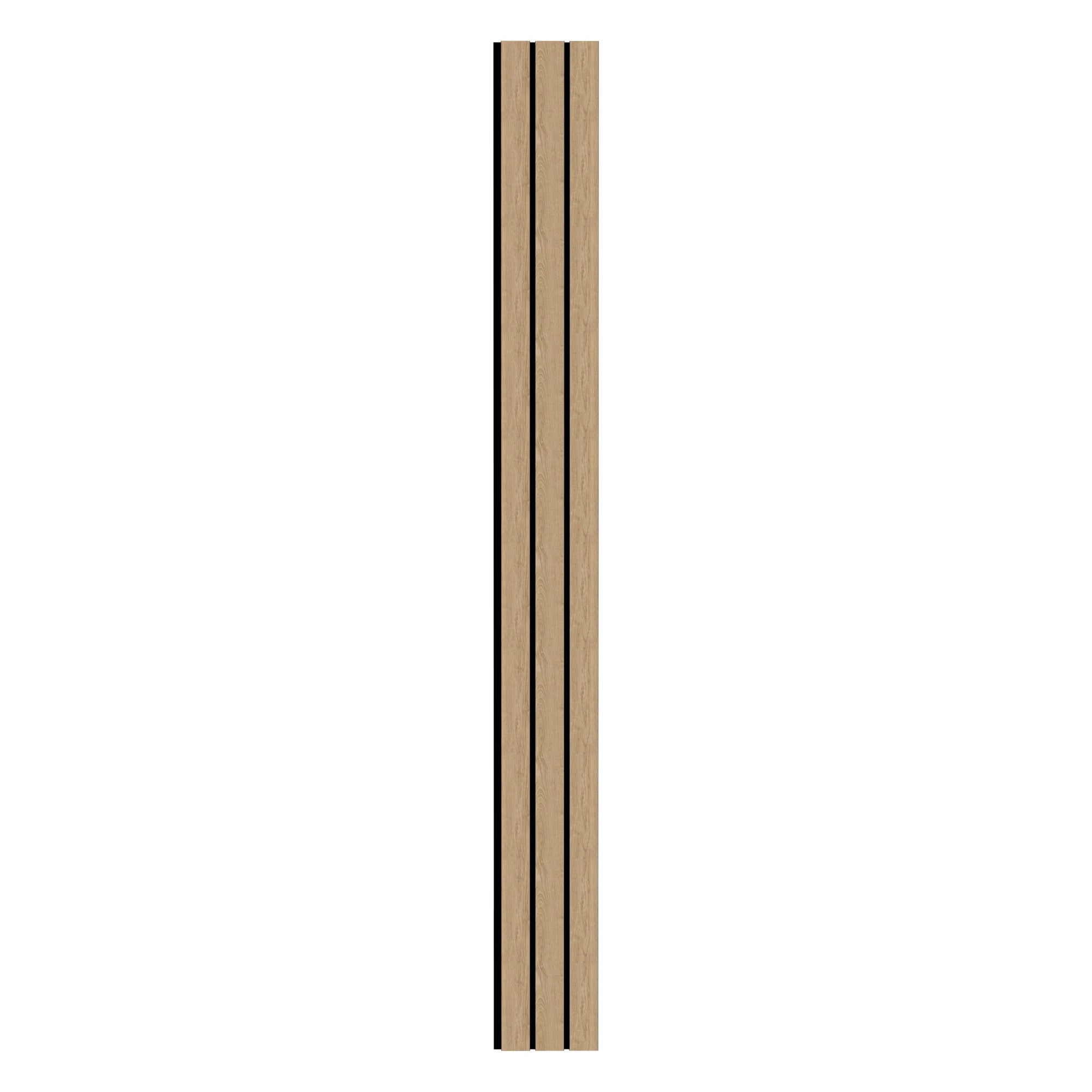 Aluvo 3 Slats Natural Oak Waterproof Wall Panel