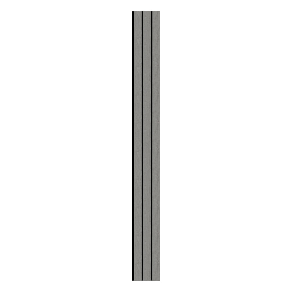 Aluvo 3 Slats Grey Oak Waterproof Wall Panel