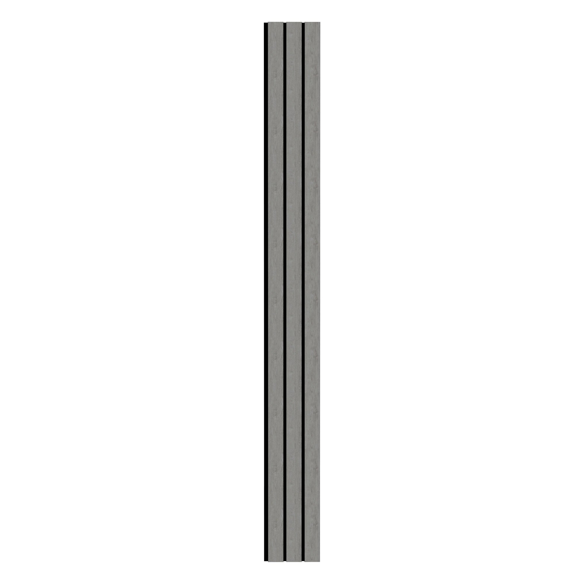 Aluvo 3 Slats Grey Oak Waterproof Wall Panel