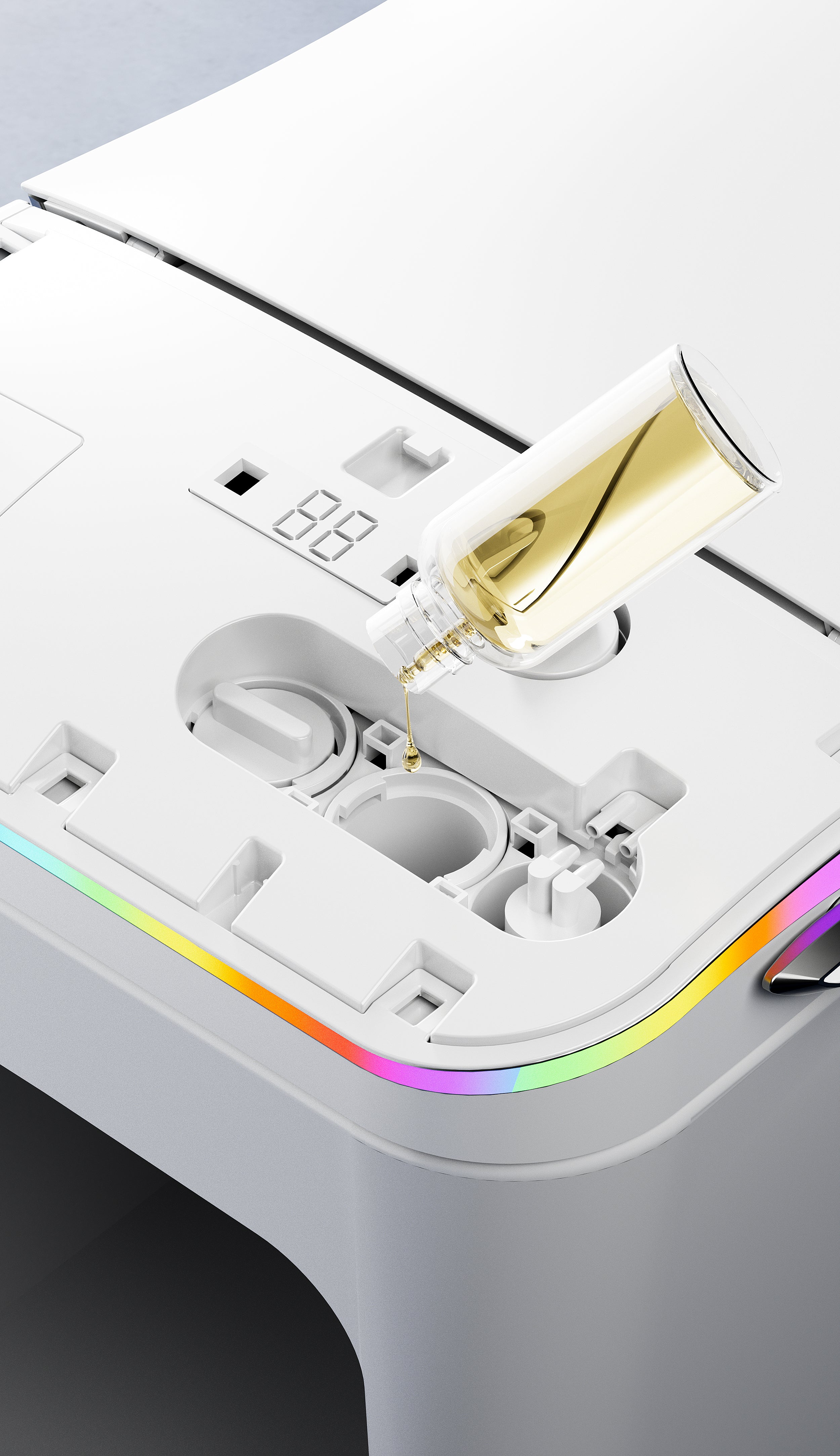 Niji Shima Rainbow Stripe Japanese Style Smart Toilet & Bidet