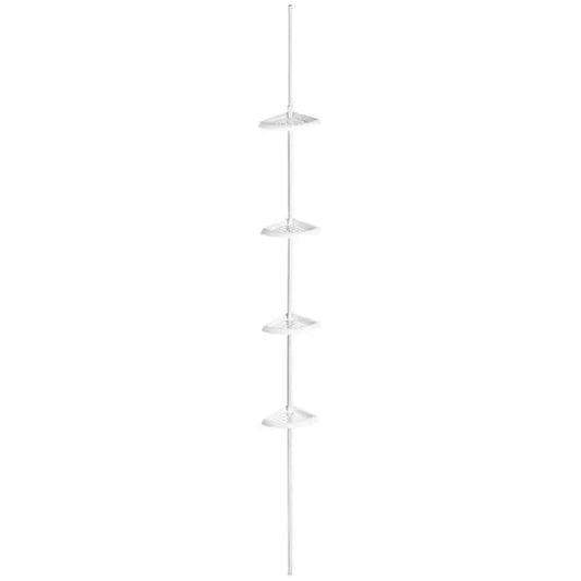 Premier Tension Spring Mount 4 Tier Corner Shelf Unit