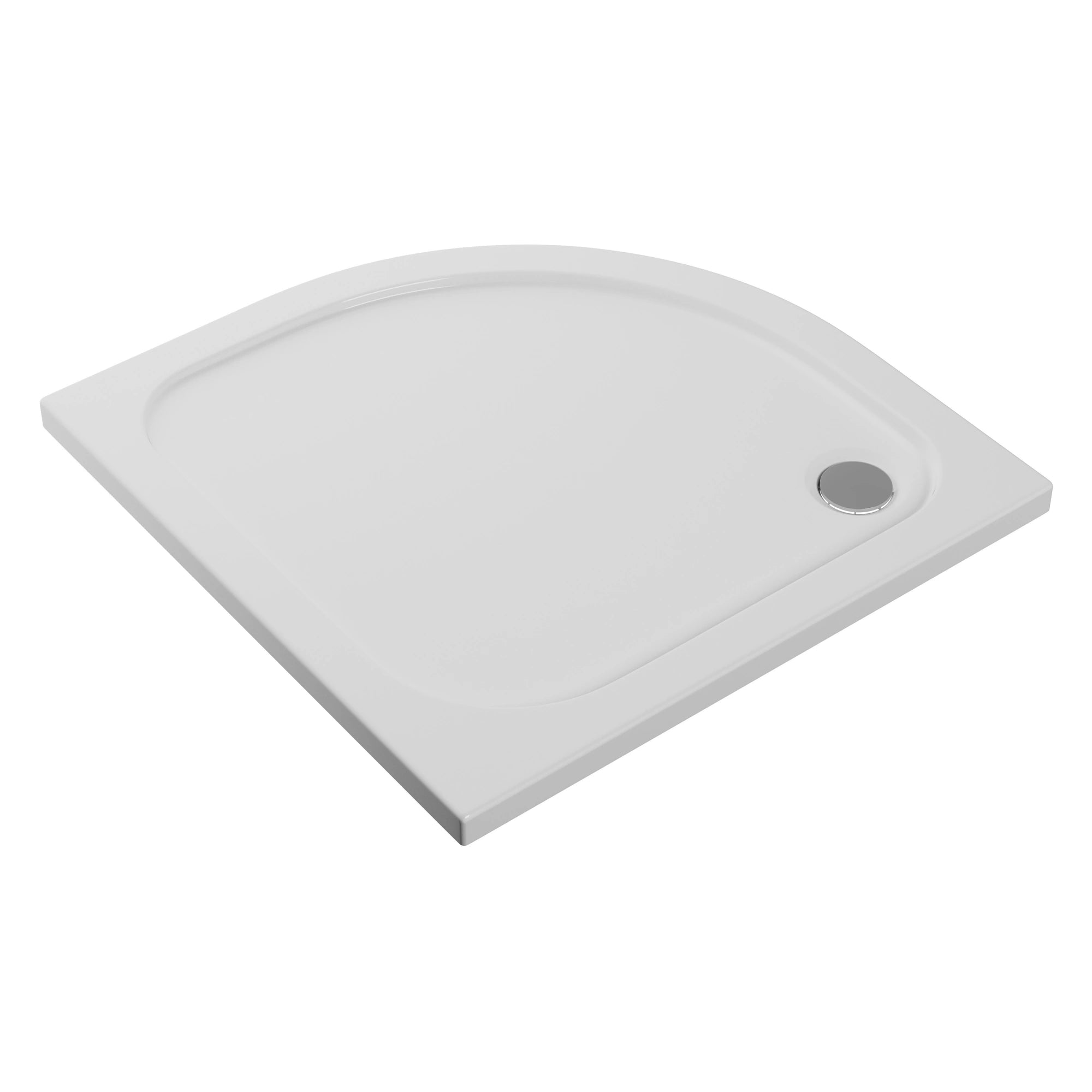 Essentials Low Profile Off Set Quadrant Shower Tray