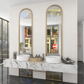 Aluvo Half Round White Waterproof Wall Panel