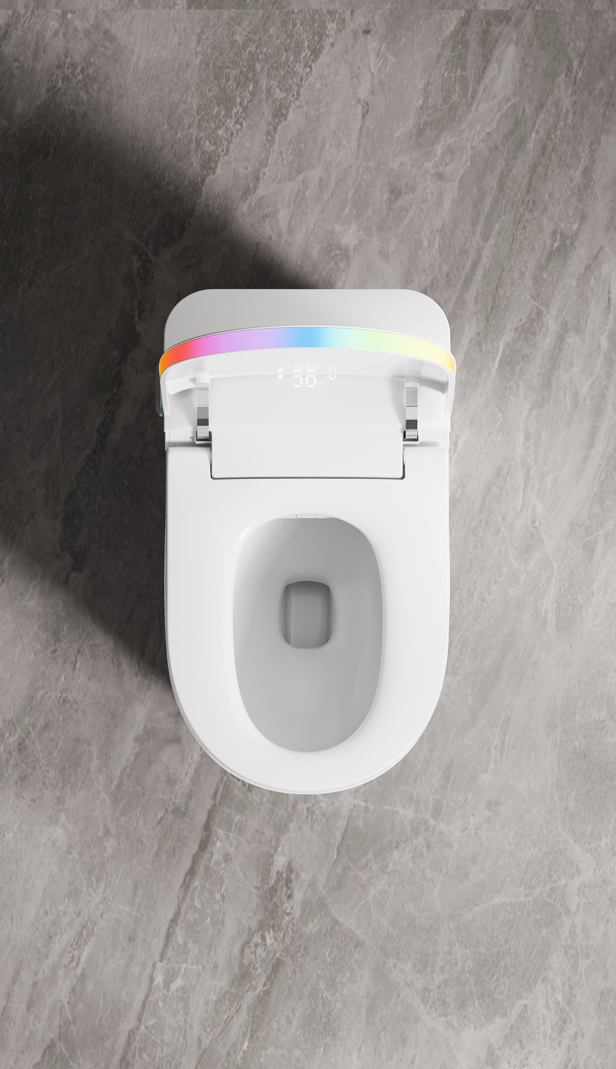 Niji Shima Rainbow Stripe Japanese Style Smart Toilet & Bidet