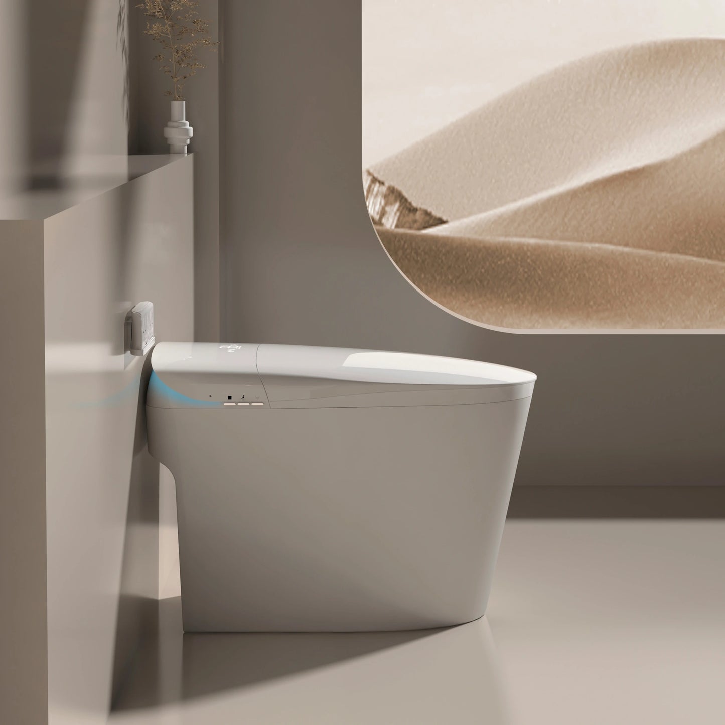 Uzumaki High-Tech Japanese Style Smart Toilet & Bidet