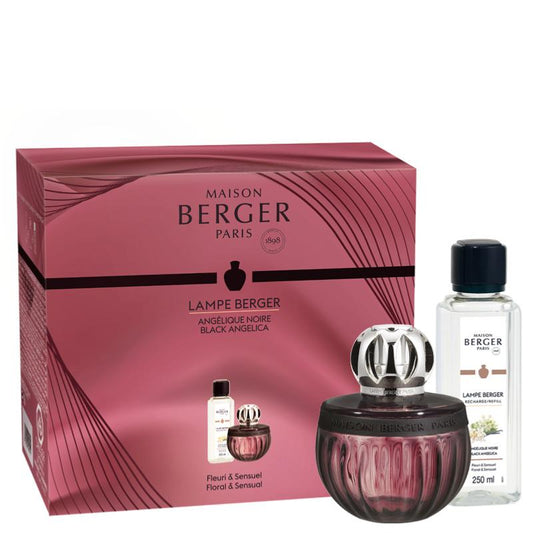 Plum Duality Black Angelica Lampe Berger Gift Set