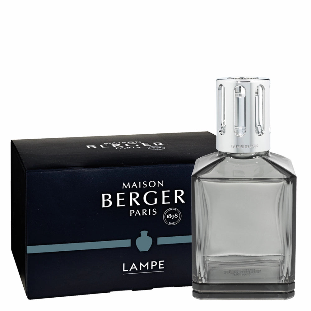 Essential Cube Noir Grey Lampe Berger
