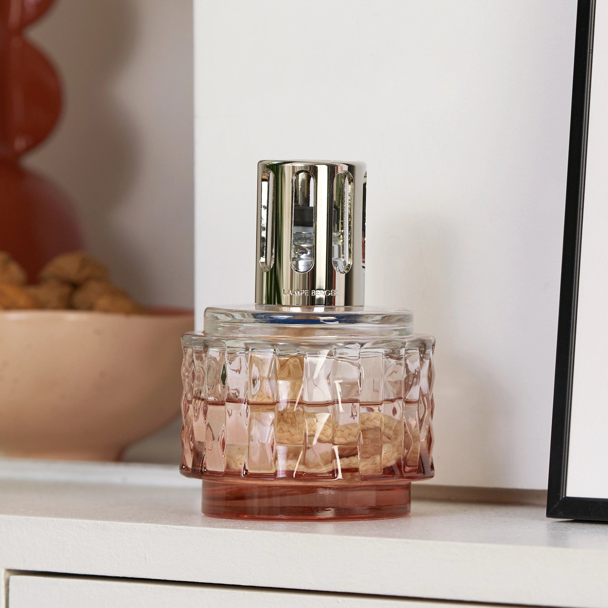Amber Pink Variation Lamp Berger