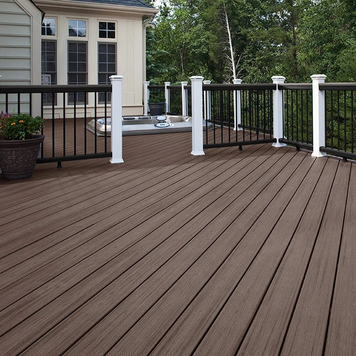 Chocolate Brown Composite Decking 5m