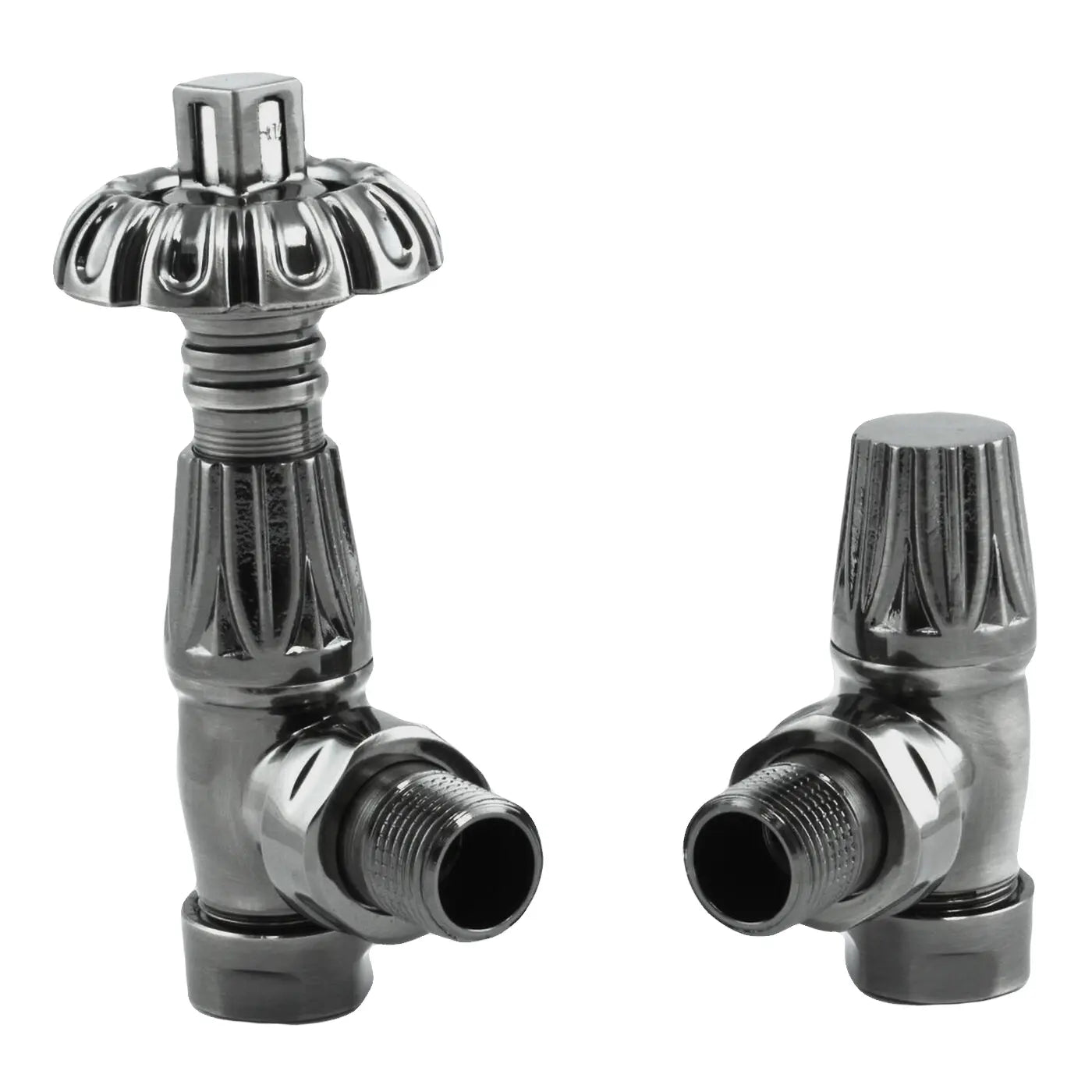 Westminster Traditional Thermostatic Angled Radiator Valves 15mm