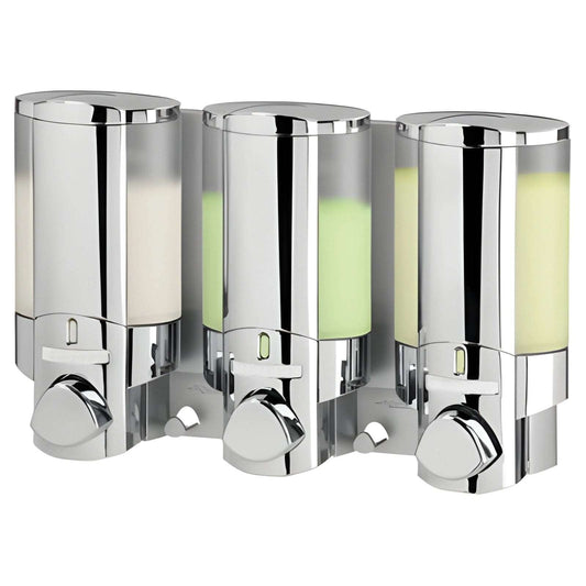 Aviva Chrome Triple Dispenser