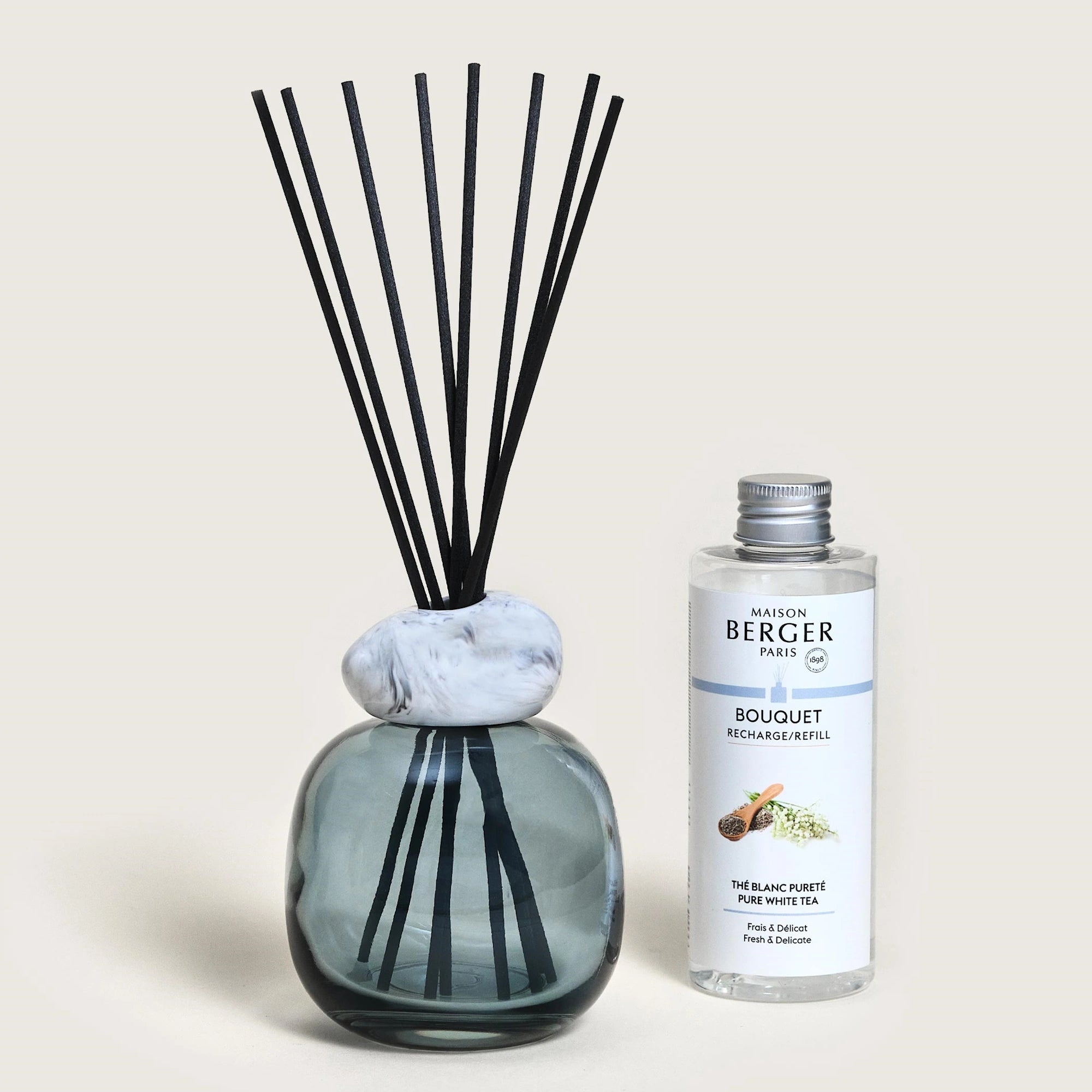 Blue Mineral Scented Bouquet Diffuser Gift Set