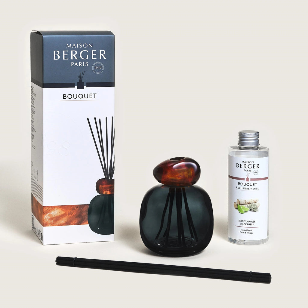Black Mineral Scented Bouquet Diffuser Gift Set