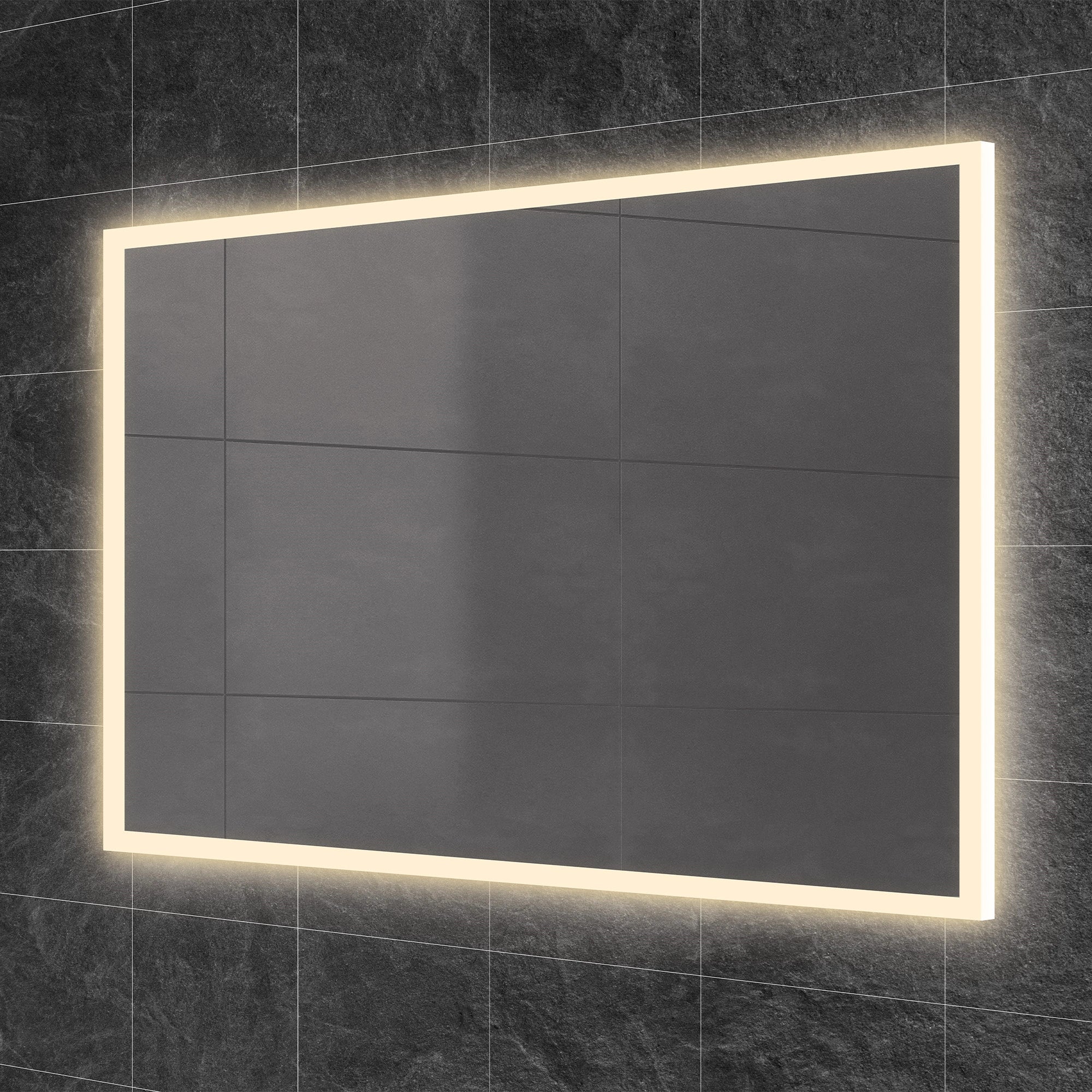 Globe Large LED Bathroom Mirror